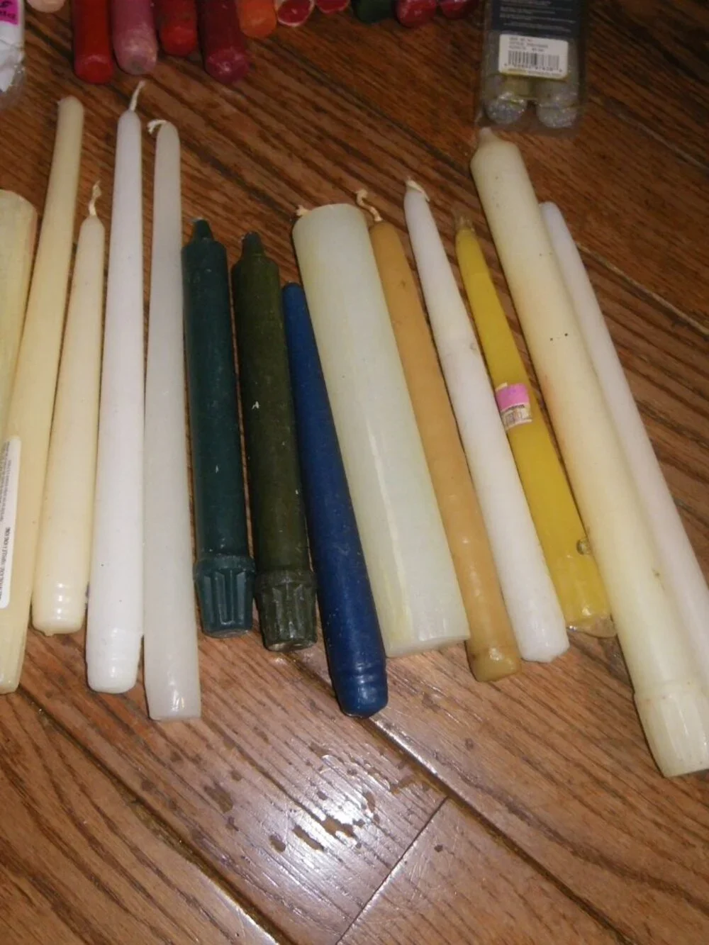 Giant Assorted Candle Stick Lot 78 Candles!